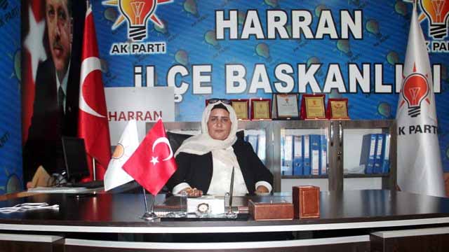 HARRAN Akp İlçe Kadın Kolları Başkanının Açıklaması