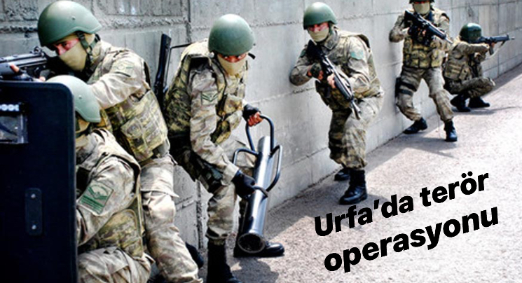 Urfa’da terör operasyonu çok sayıda gözaltı.