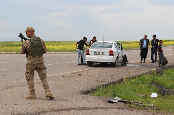 Diyarbakır’da trafik kazası: 3 yaralı