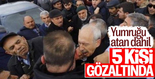 Kılıçdaroğlu’na saldıranlar yakalandı