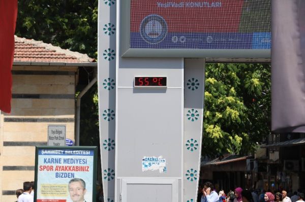 Gaziantep kavruluyor: Hava 55 derece