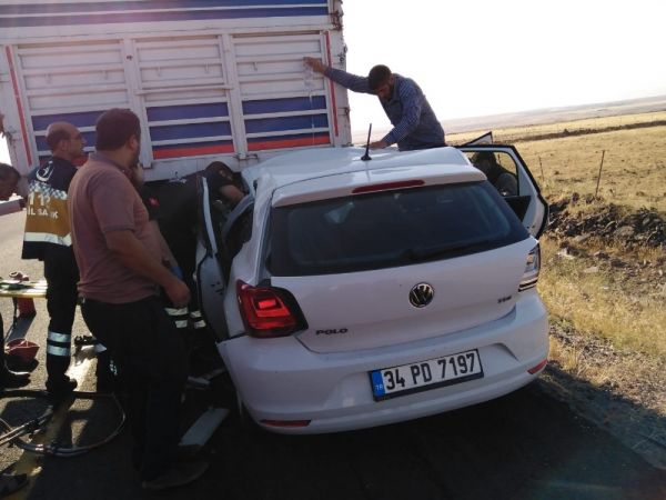 Siverek’te trafik kazası: 1 yaralı