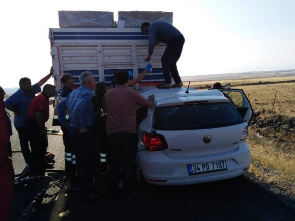 Siverek’te trafik kazası: 1 yaralı