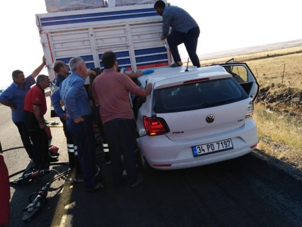Siverek’te trafik kazası: 1 yaralı