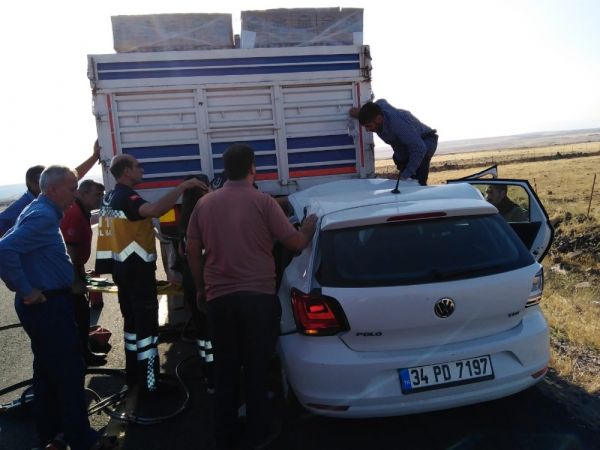 Siverek’te trafik kazası: 1 yaralı