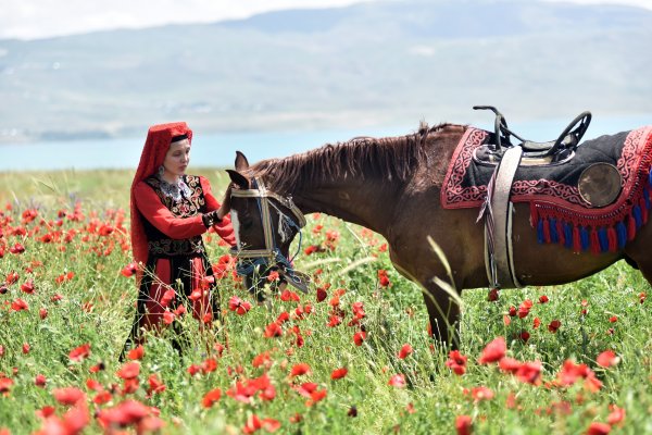 Van'da gelincik tarlalarına fotoğrafçı akını