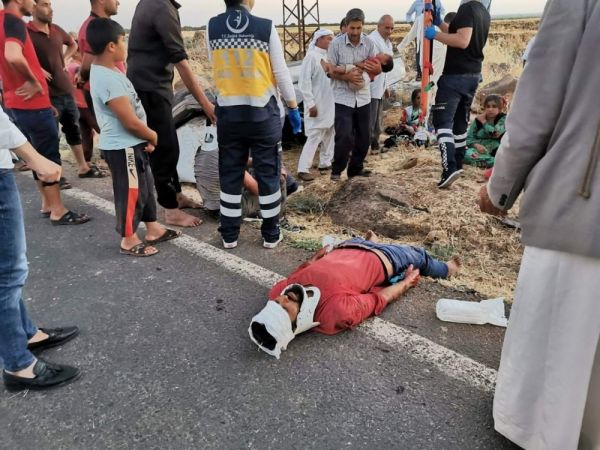Şanlıurfa'da otobüs devrildi