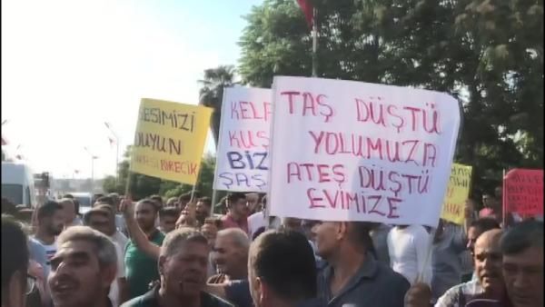 Şanlıurfa'da yol eylemi