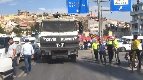 Şanlıurfa'da yol eylemi