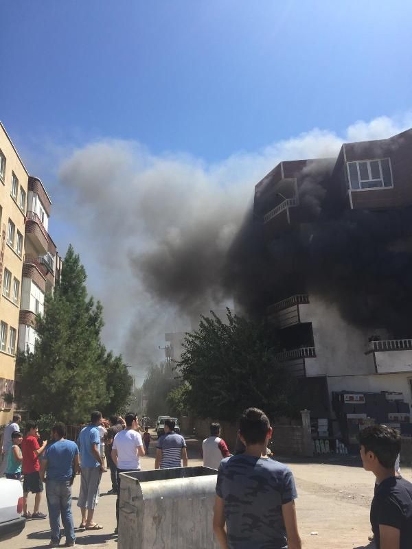 Şanlıurfa'da yangına TOMA müdahalesi