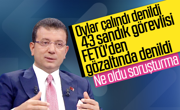 Ekrem İmamoğlu: İBB seçimi soruşturması ne oldu