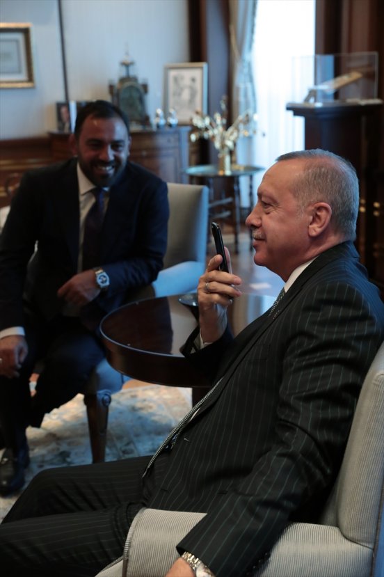 Erdoğan'dan Rıza Kayaalp'e tebrik telefonu