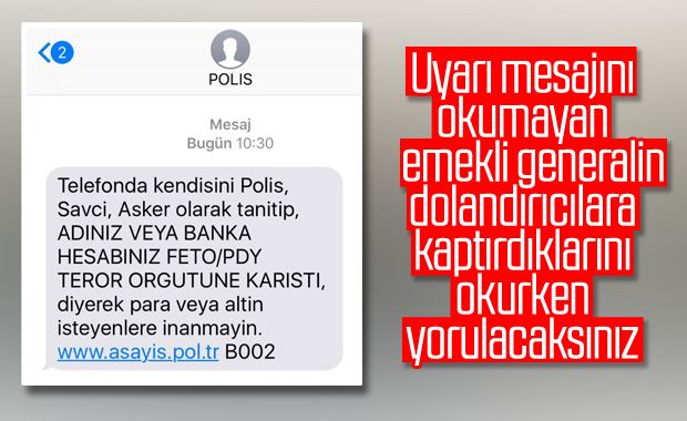 Ankara’da emekli tuğgenerali dolandıran 2 şahıs yakalandı