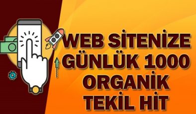 Web Sitenize Günlük 1000 Tekil Organik Hit