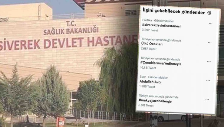 Siverek Devlet Hastanesi, Twitter’da gündem oldu