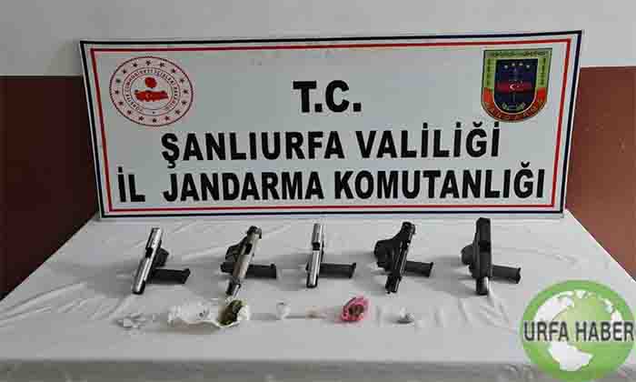 Silah ve uyuşturucu kaçakçılarına operasyon Şanlıurfa