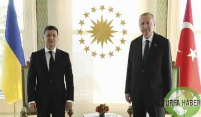 Erdoğan, Ukraynalı mevkidaşı Zelenskıy ile görüştü