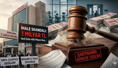 Şanlıurfa Sağlık İhalesinde Milyarlık ‘Adrese Teslim’ Skandalı İddiası!