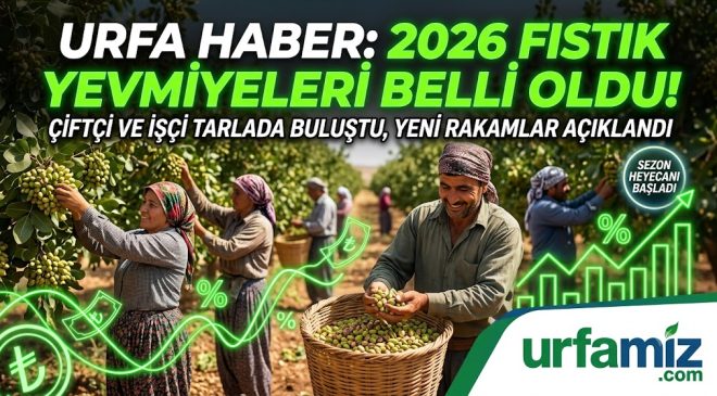 Urfa Haber: 2026 Fıstık Yevmiyeleri Belli Oldu! Çiftçi ve İşçi Tarlada Buluştu