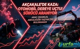 Urfa Haber: Akçakale’de Otomobil Dereye Uçtu! Sürücü Abdulkadir Taştan Aranıyor