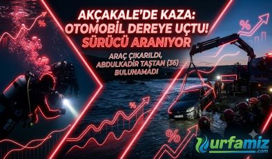 Urfa Haber: Akçakale’de Otomobil Dereye Uçtu! Sürücü Abdulkadir Taştan Aranıyor